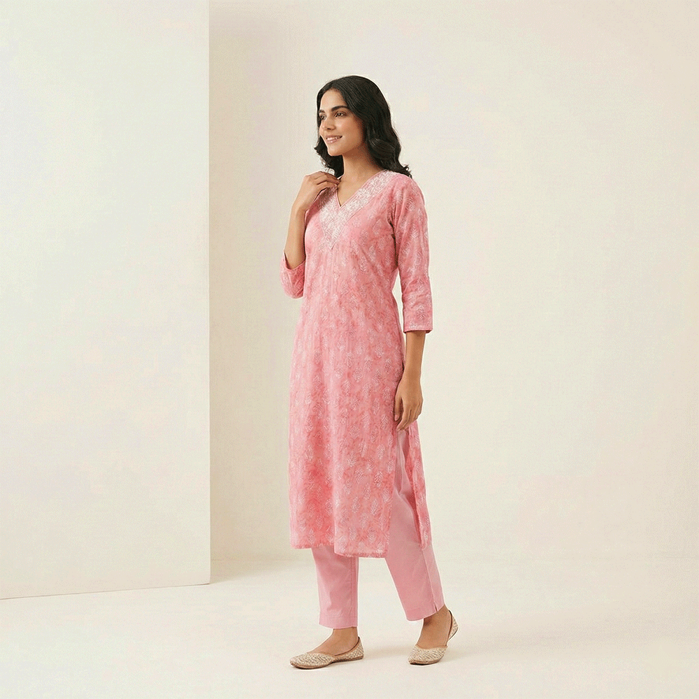 Chikankari Kurta Set