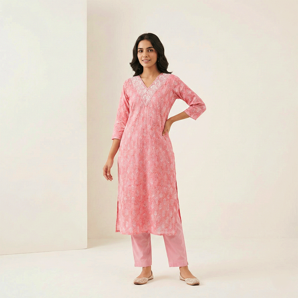 Chikankari Kurta Set